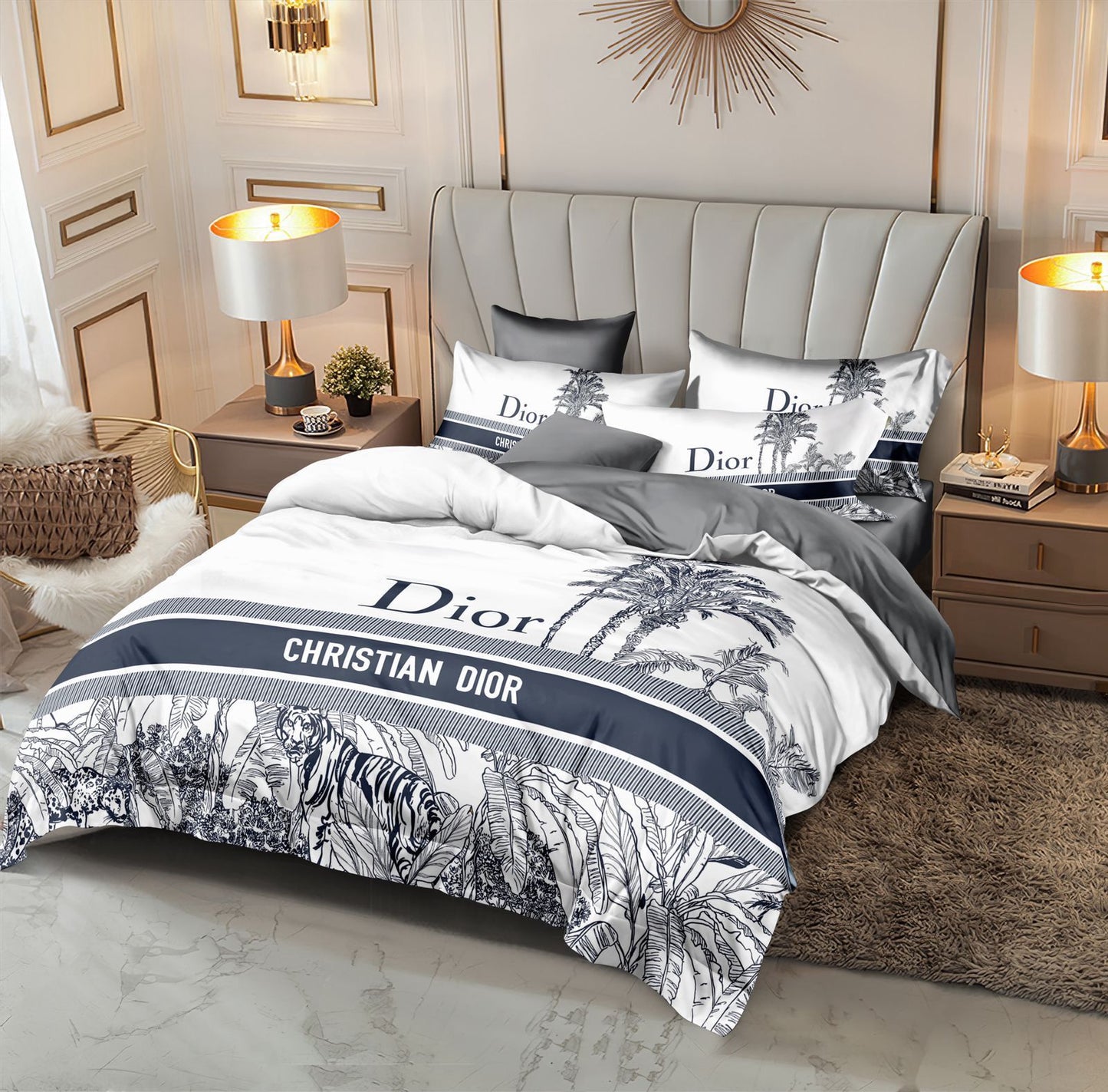 Dior Bed Sheet Set