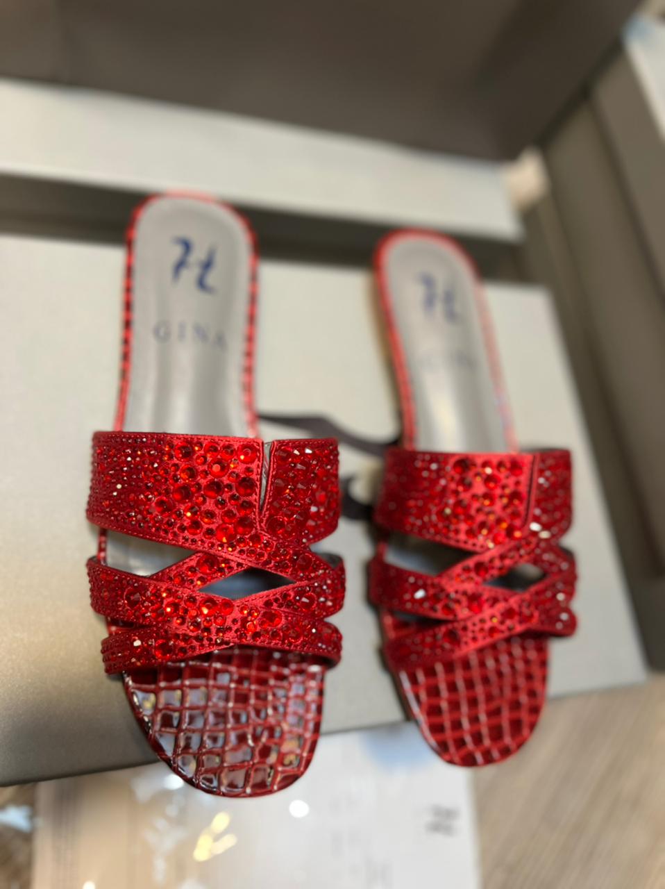 High Heel Slippers Diamond Trend Luxury Casual Shoes - Aone Brands Dubai
