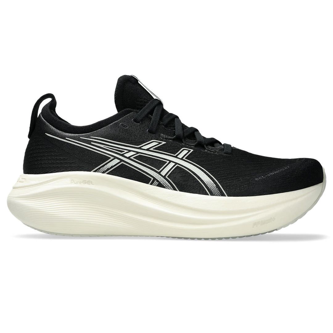 ASICS GLIDERIDE MAX Black Oatmeal side view