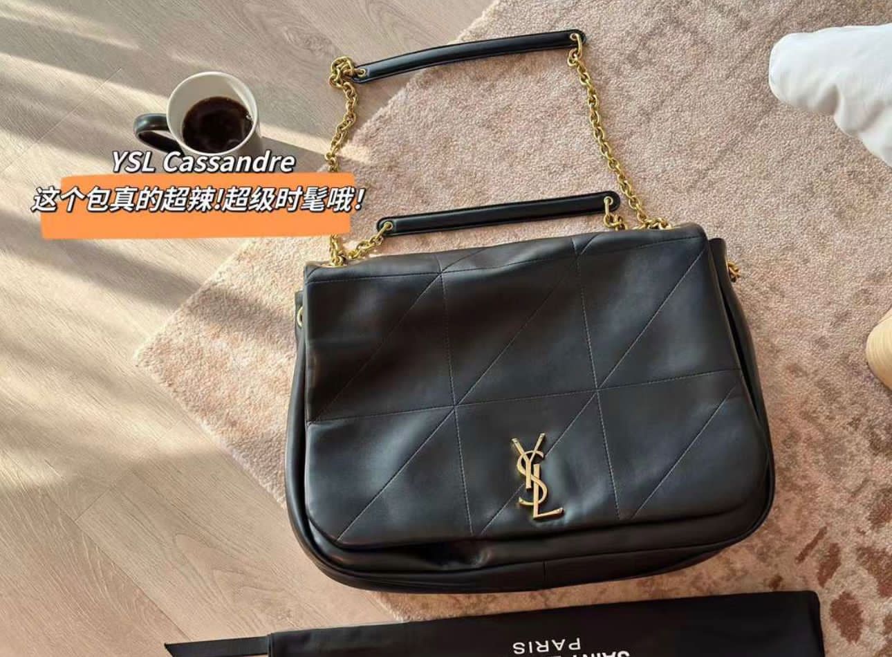 Saint Laurent Jamie Leather Shoulder Bag