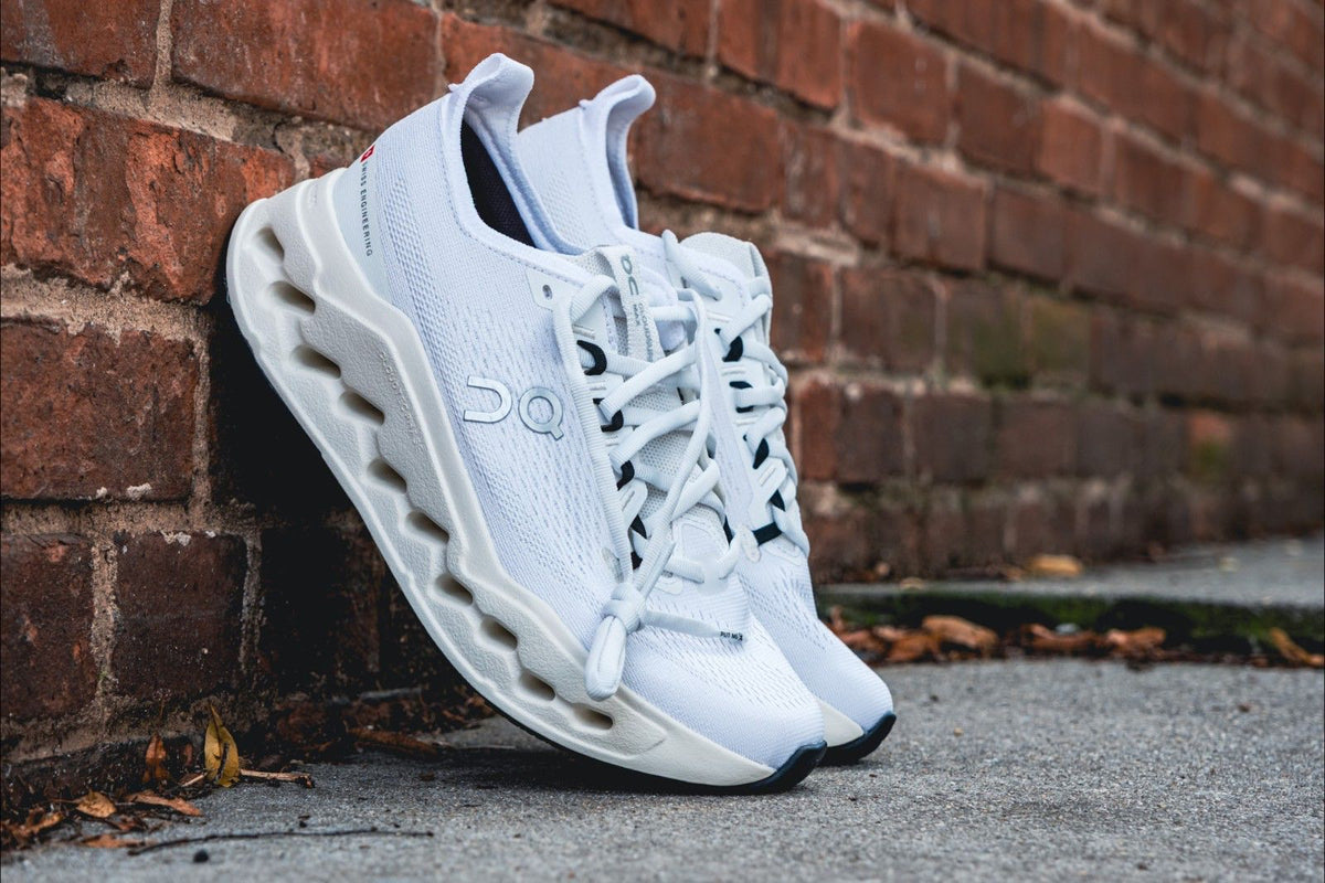 On Cloudsurfer Max white sneaker side view