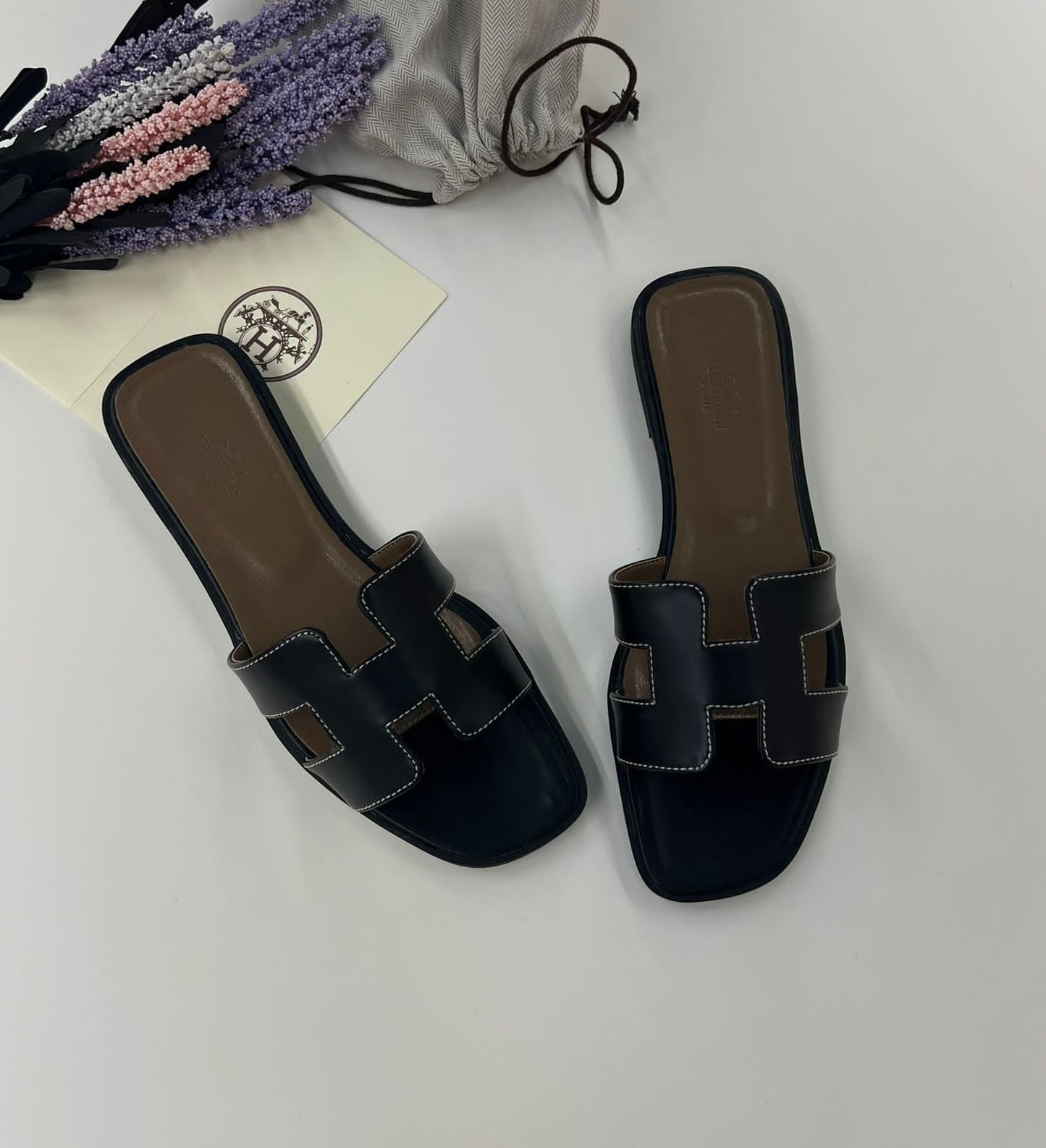 Hermes Heroine Paris Oran Sandal Slippers - Aone Brands Dubai