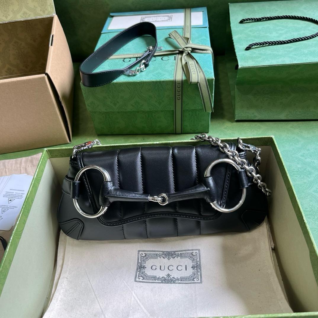 GUCCI Horsebit Chain Bag