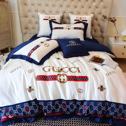 Gucci King Size Bedsheet Set