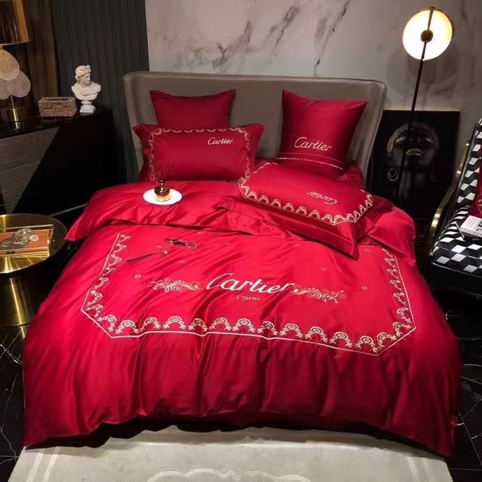 Cartier King Size Bedsheet Set