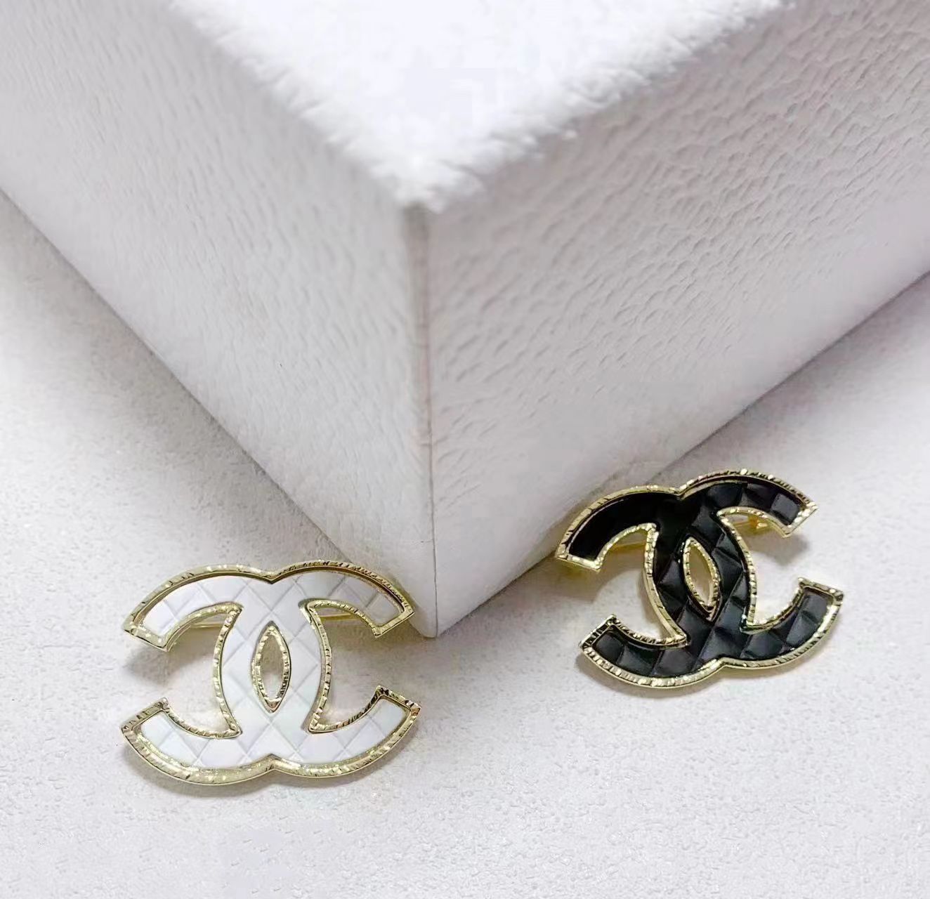 Channel Signature Brooch