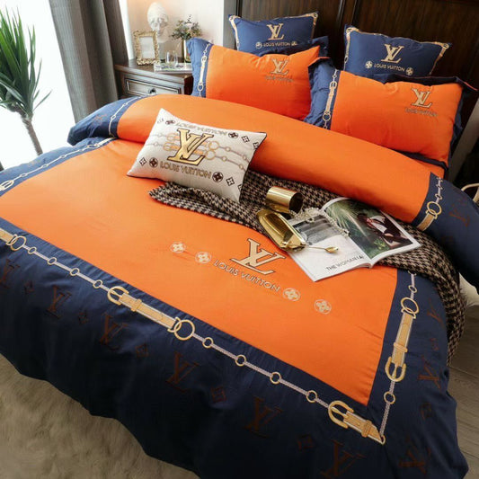 Louis Vuitton King Size Bedsheet Set