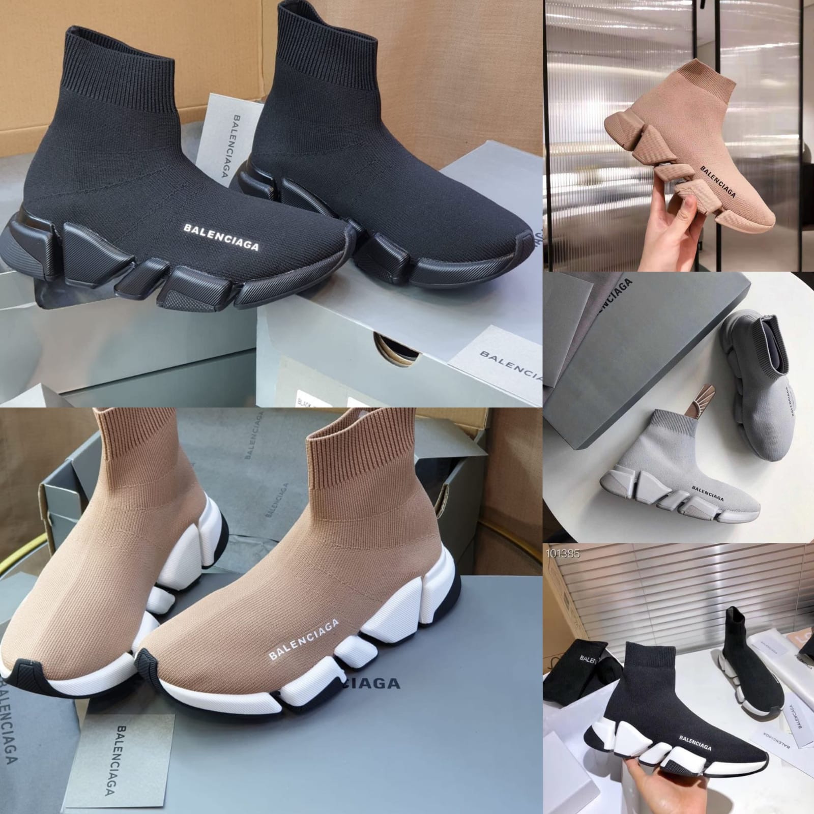 High Top Shoe Elastic Socks Men & Women Sports Sneakers - Aone Brands Dubai