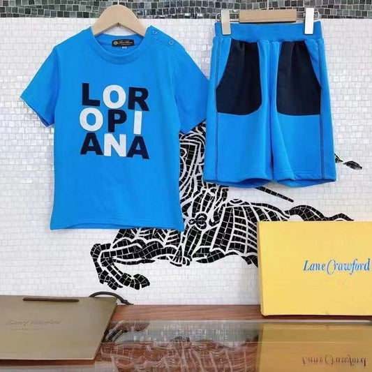 Clothing Set Boys T-shirt Shorts Sportswear - Aone Brands Dubai