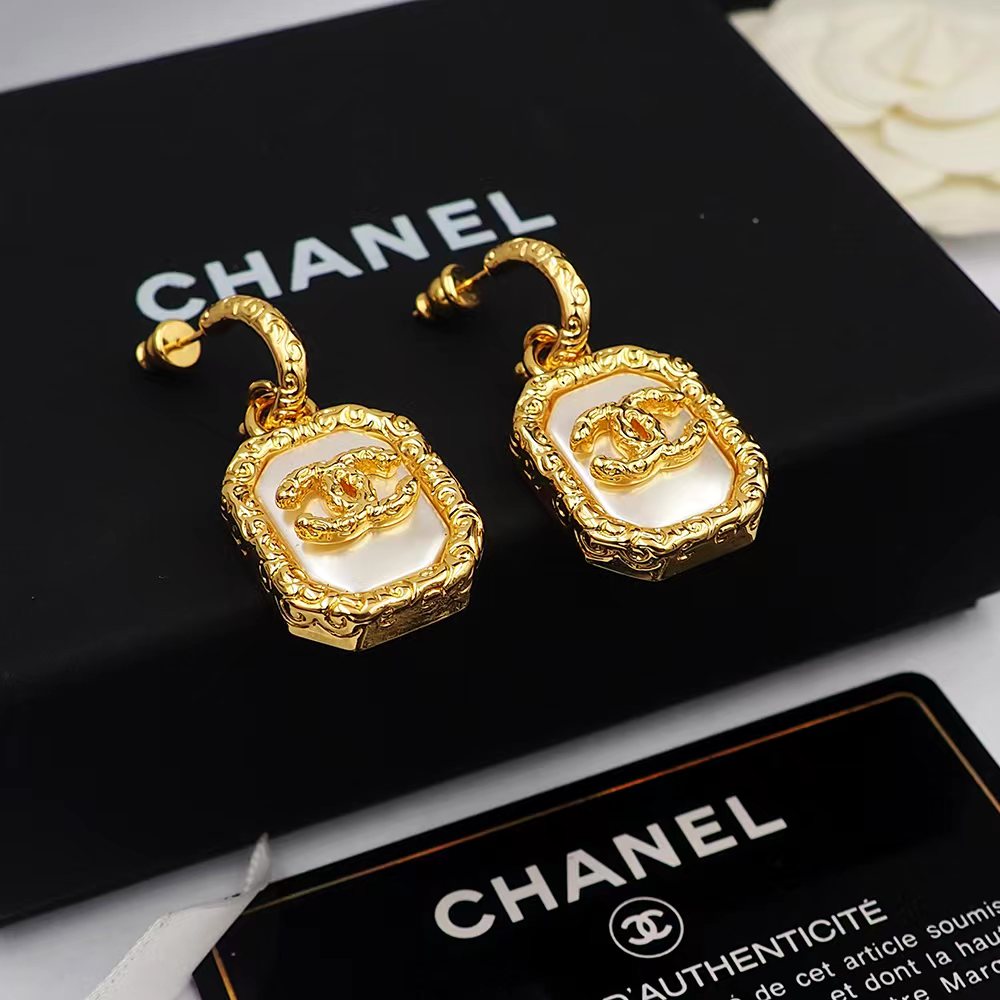 Chanel Gold Earrings - Aone Brands Dubai