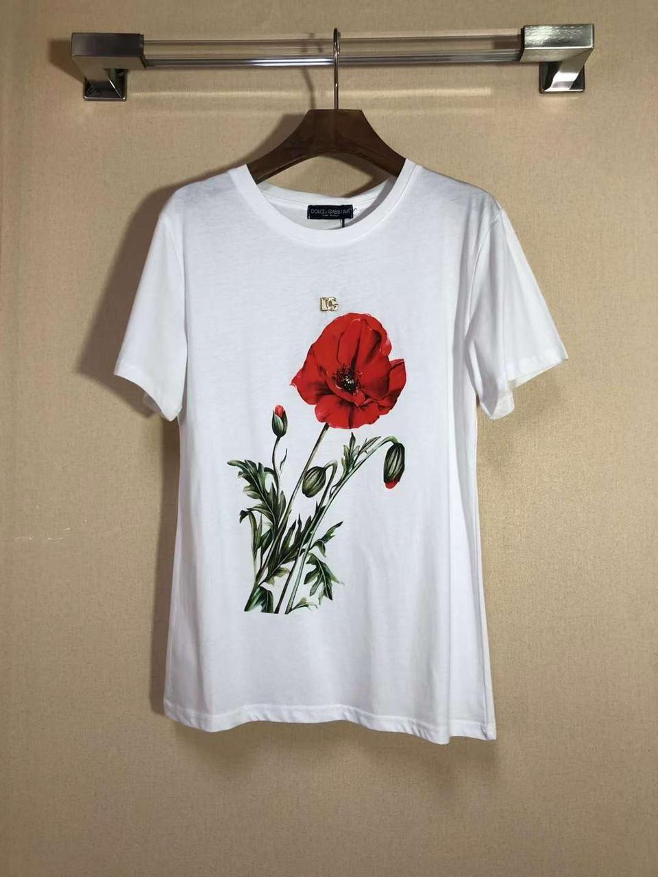 Poppy Flowers T Shirts, Short Sleeve T-Shirt - Aone Brands Dubai