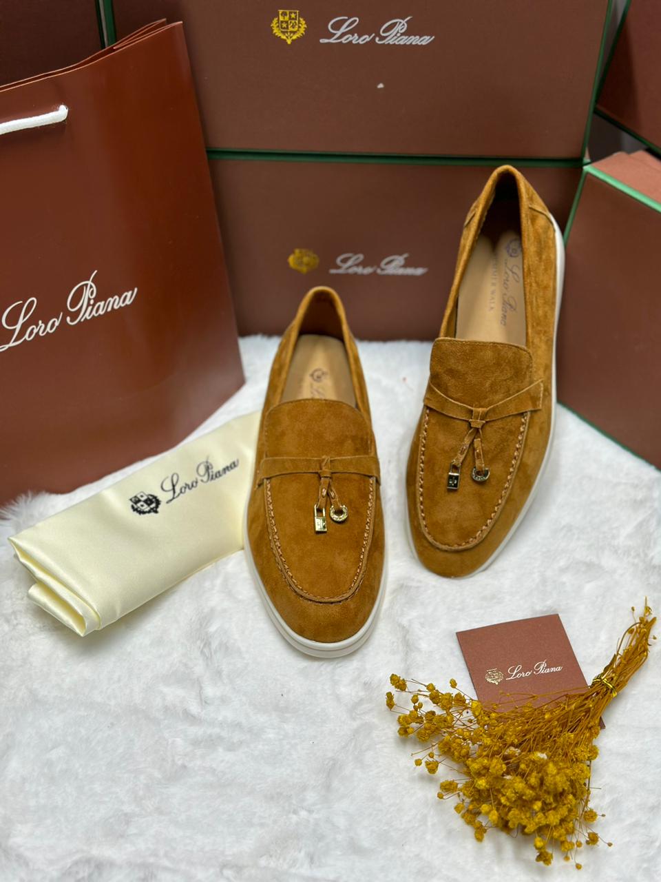 Women Suede Loafers - Aone Brands Dubai