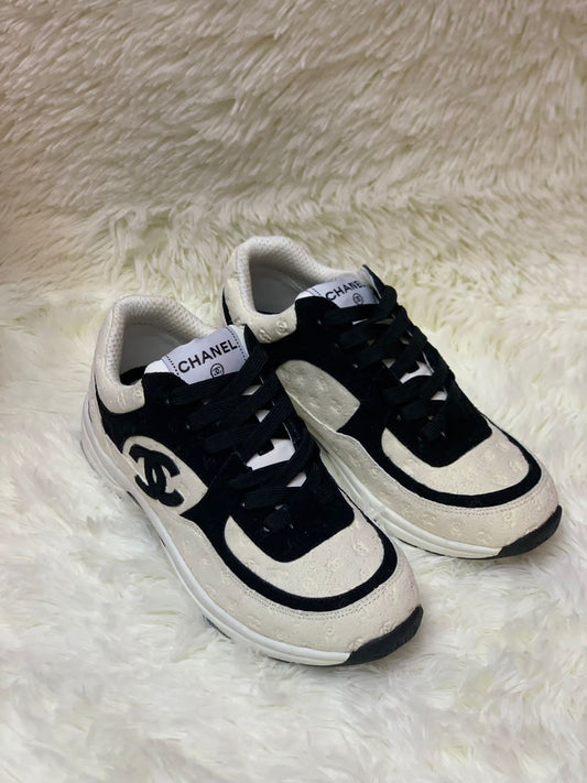 Chanel Women's CC All Over Print Low - Aone Brands Dubai