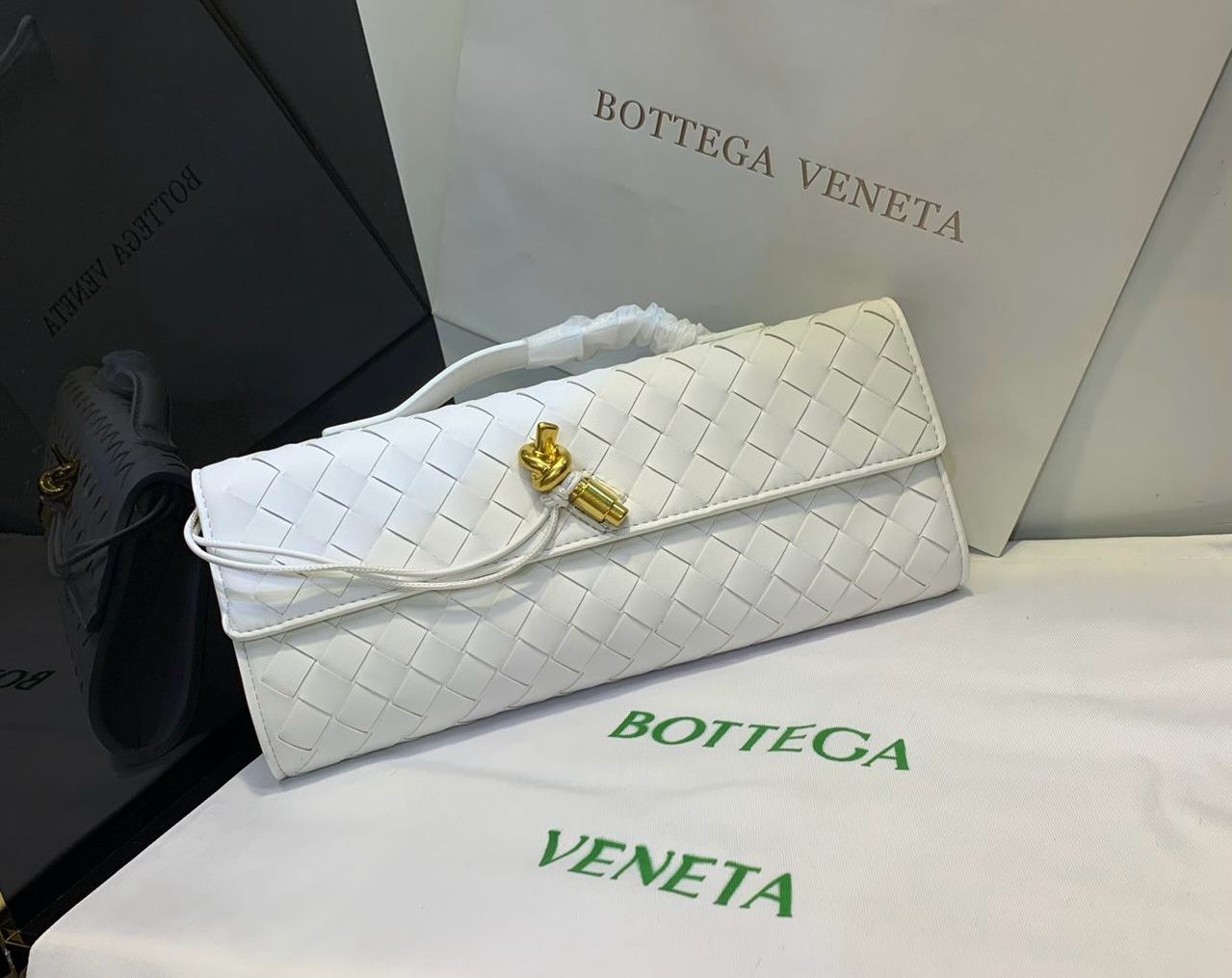 Bottega Veneta Andiamo Long Clutch Bag