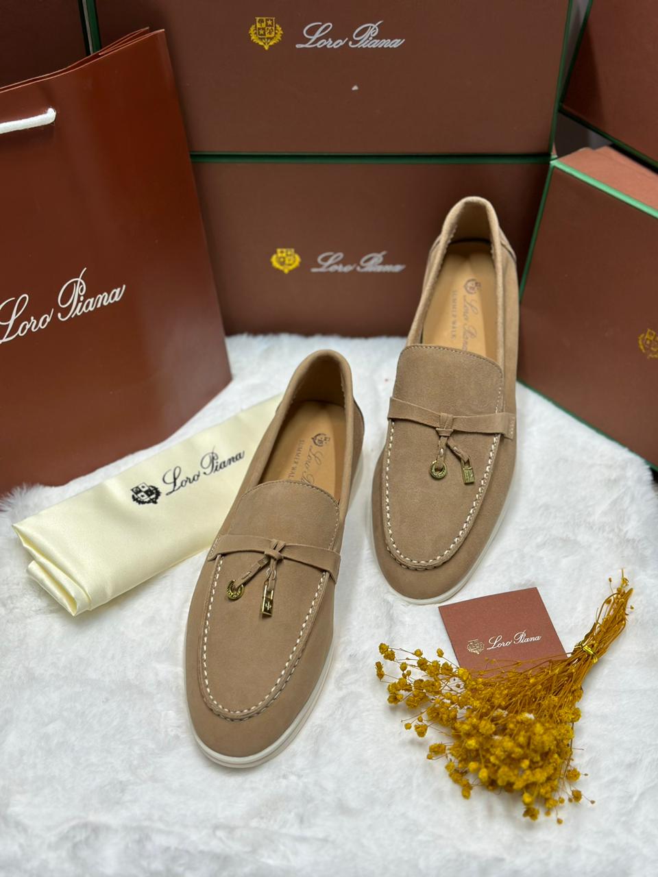 Women Suede Loafers - Aone Brands Dubai