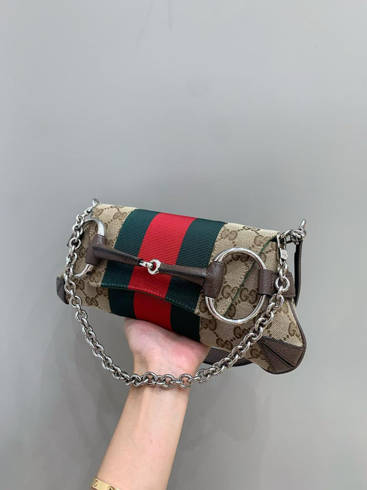 Gucci Women's Horsebit Shoulder Bag