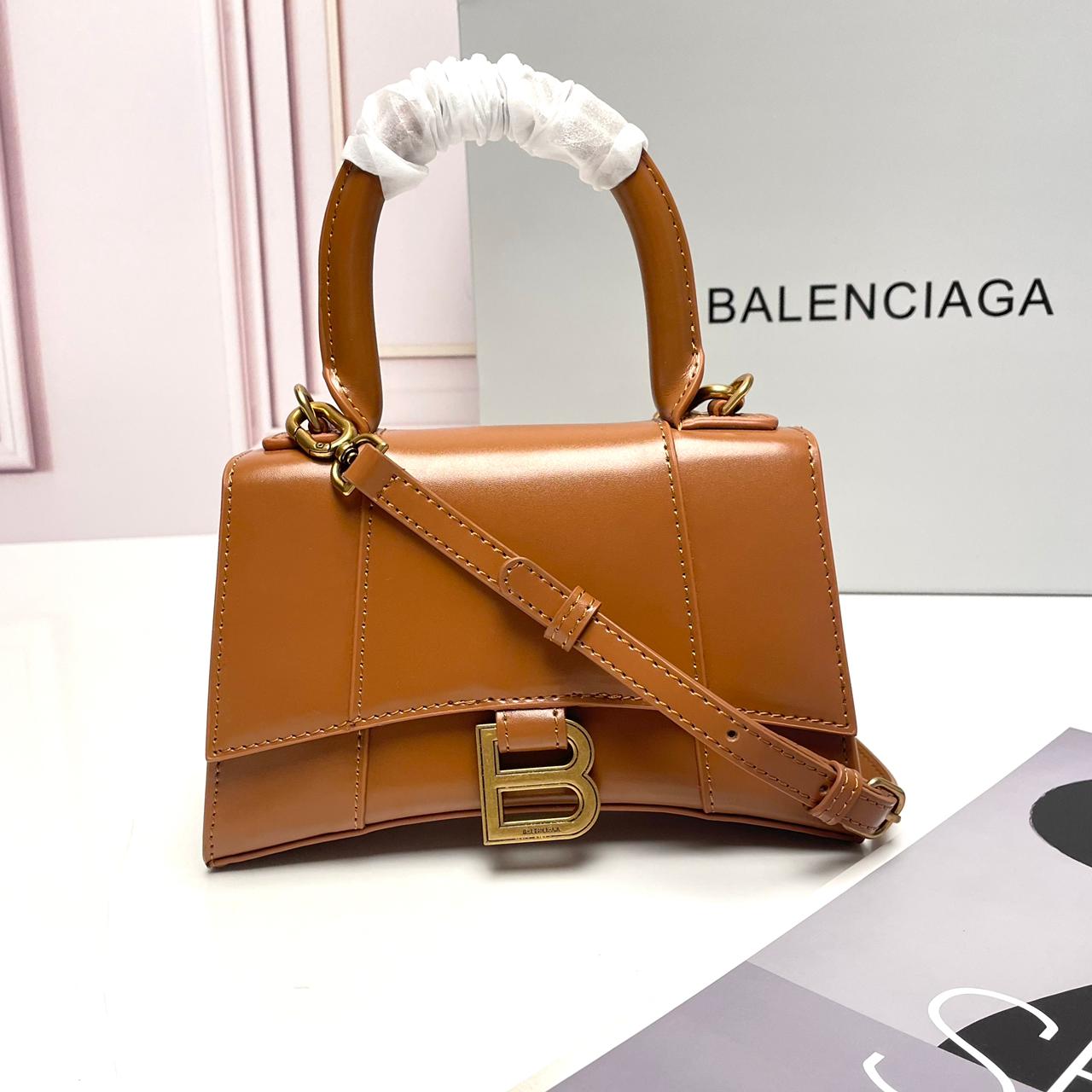 Balenciaga Hourglass top-handle tote bag