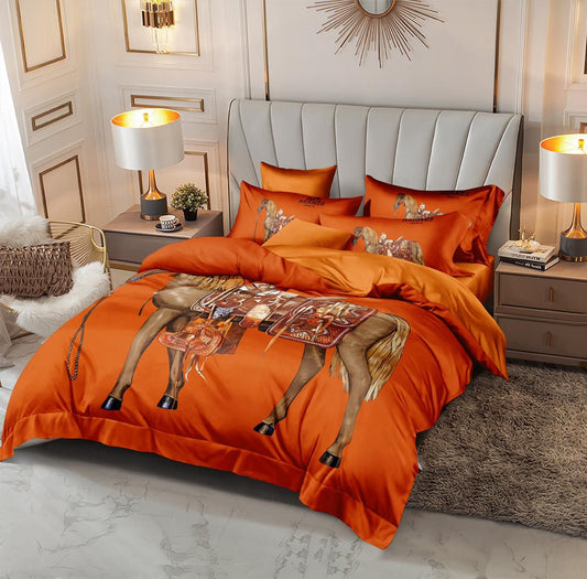 Hermes Bed Sheet Set