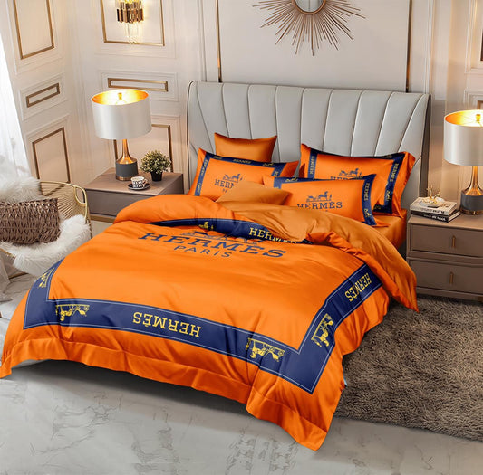 Hermes Bed Sheet Set