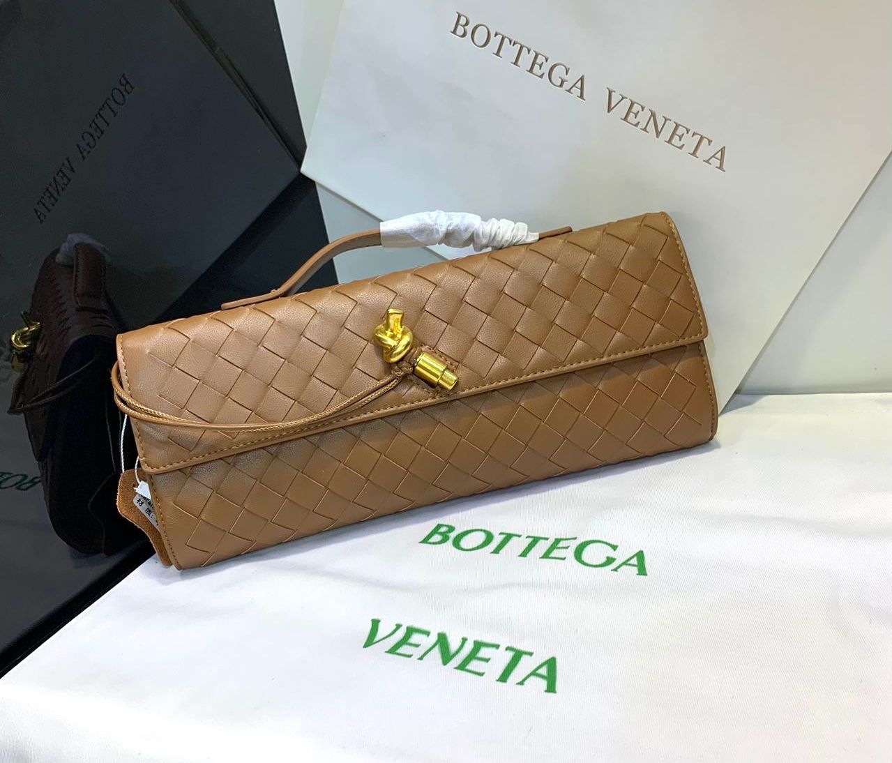 Bottega Veneta Andiamo Long Clutch Bag