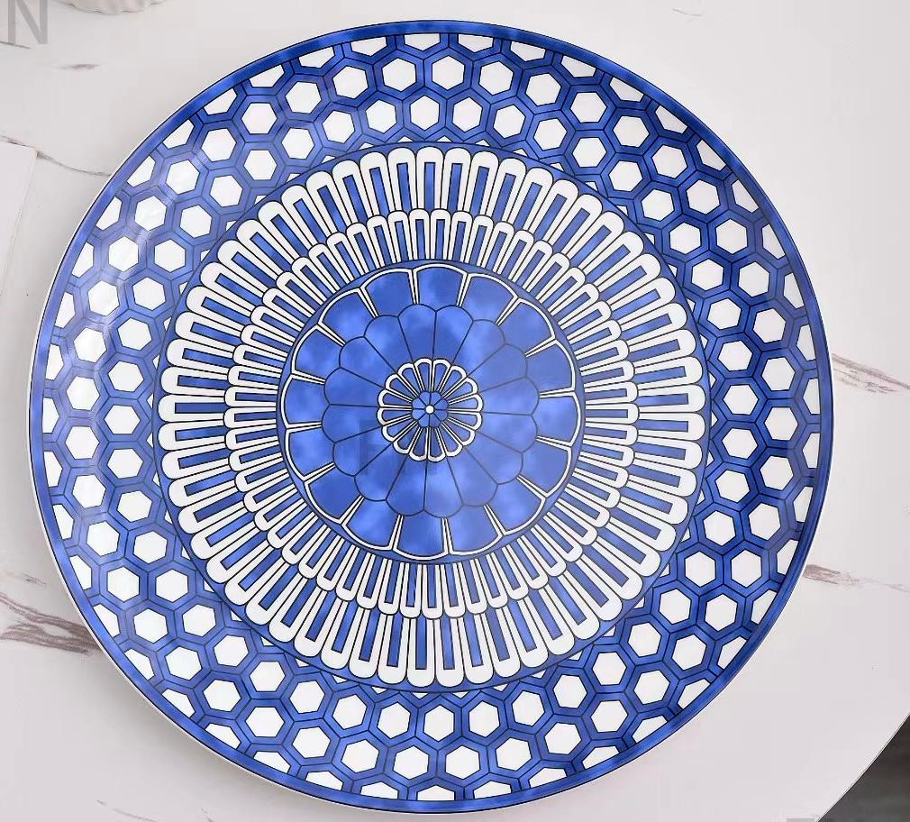 Hermes Large Round Tray - Aone Brands Dubai