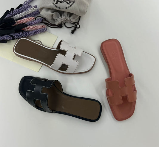 Hermes Heroine Paris Oran Sandal Slippers - Aone Brands Dubai