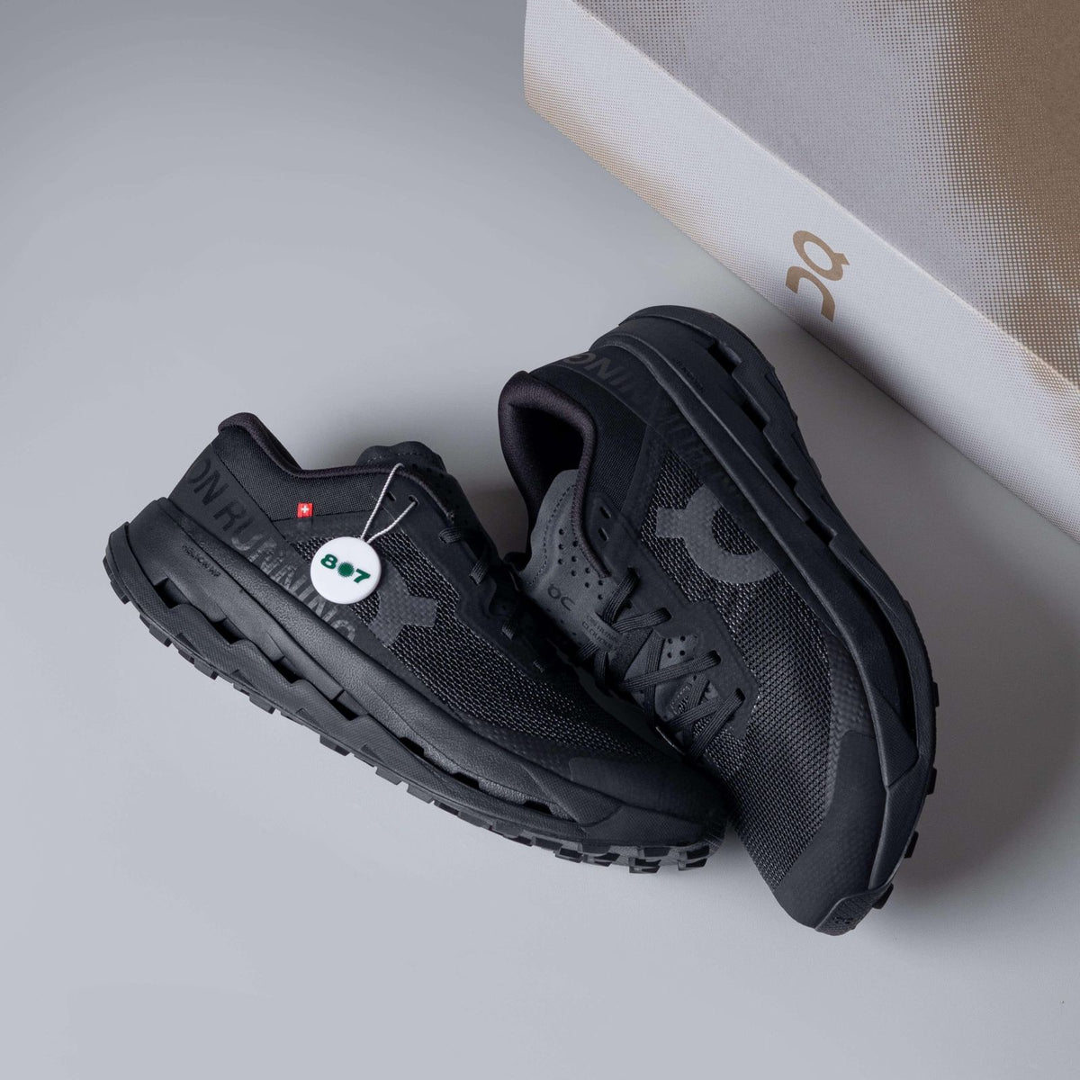 On Cloudultra 2 black all-terrain running sneakers