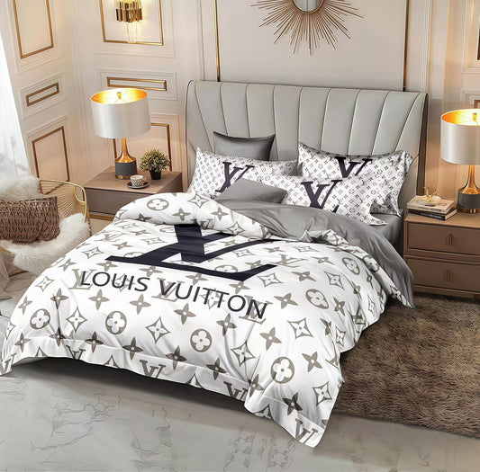 Louis Vuitton King Size Bed Sheet Set - Aone Brands Dubai