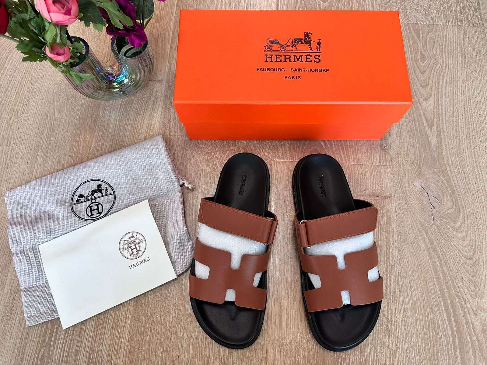 Hermes Men's Slippers - Aone Brands Dubai