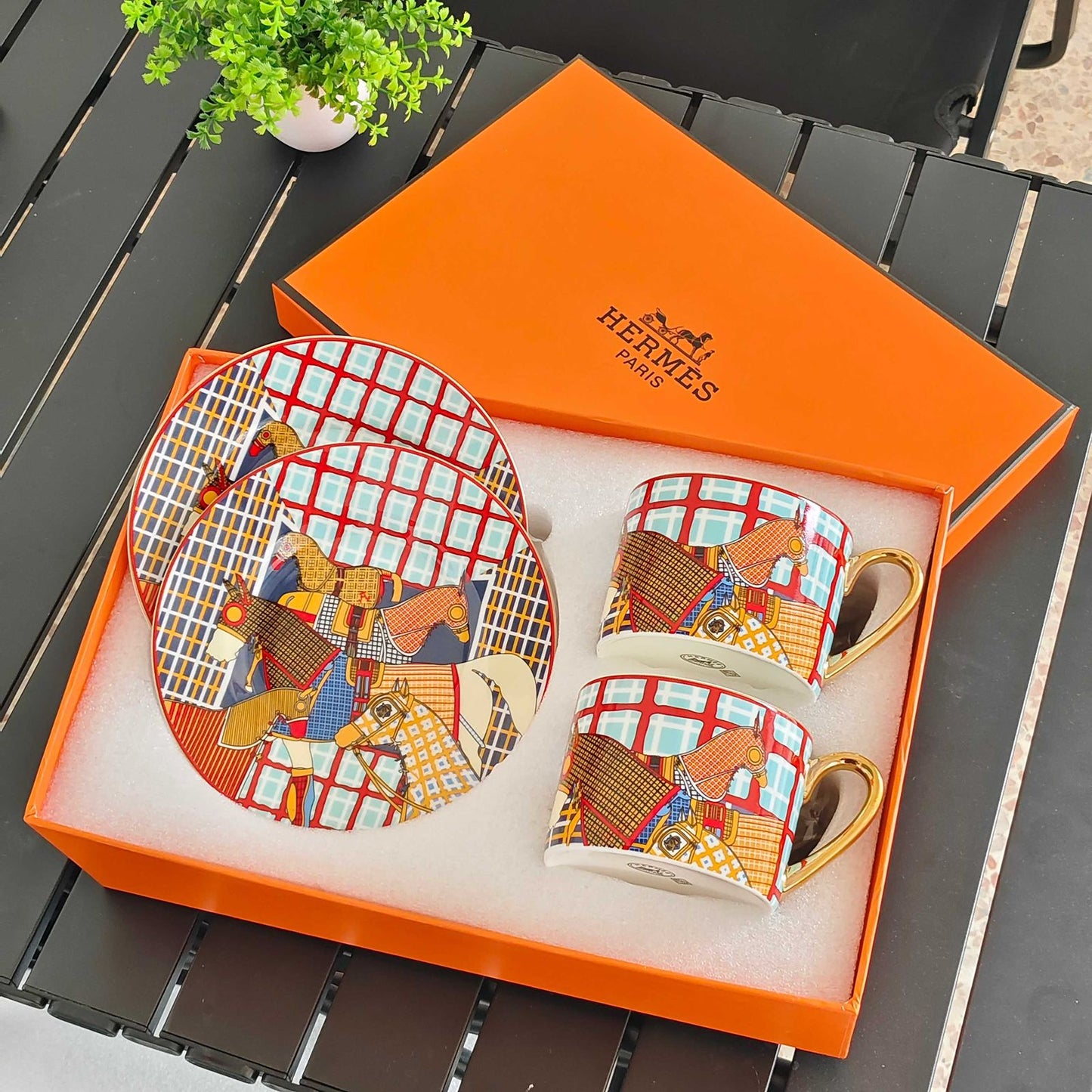 Hermes Cup Set