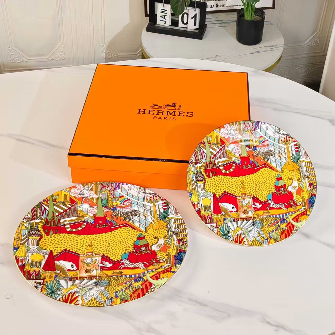 Hermes Cup & Plate Set