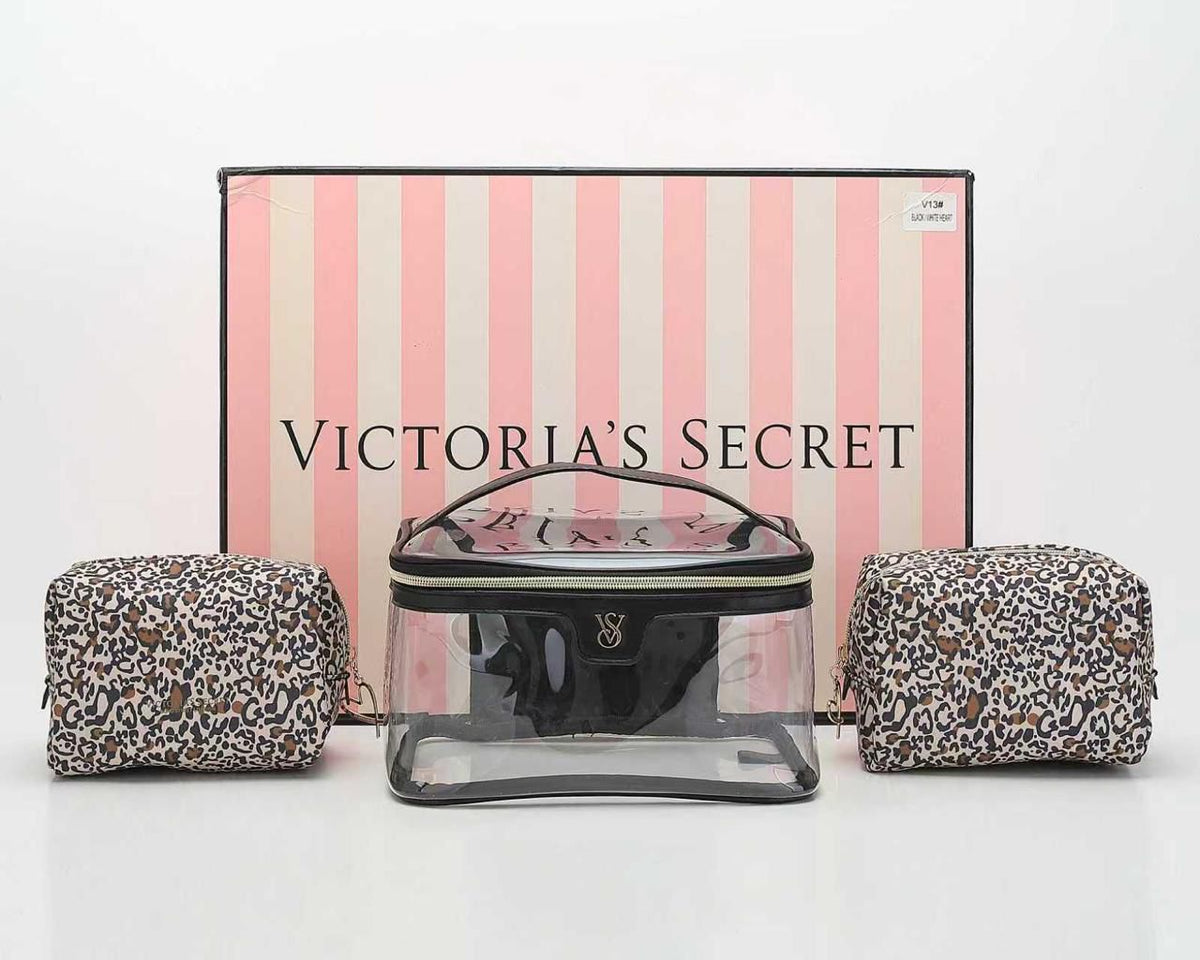 Victoria's Secret women's cosmetic bag set with travel pouches