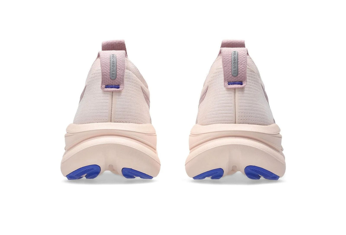 Rear view of ASICS GEL-NIMBUS 26 TR women’s running shoes