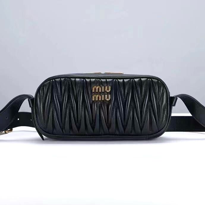 Miu Miu Matelassé Nappa Leather Shoulder Bag