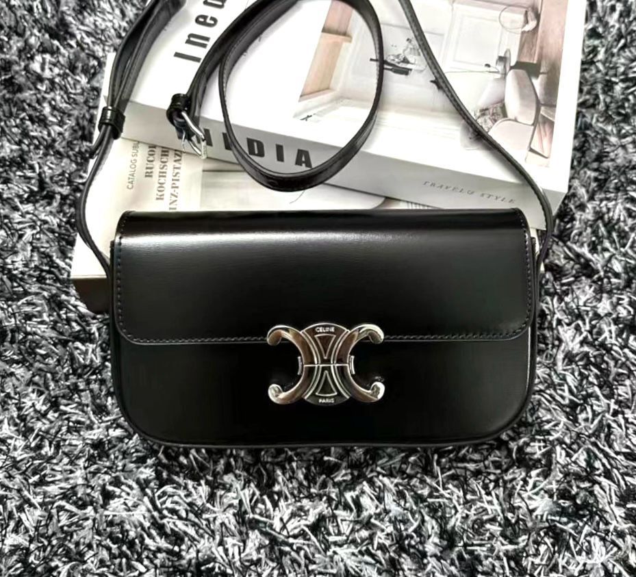 Celine Teen Leather Triomphe Bag