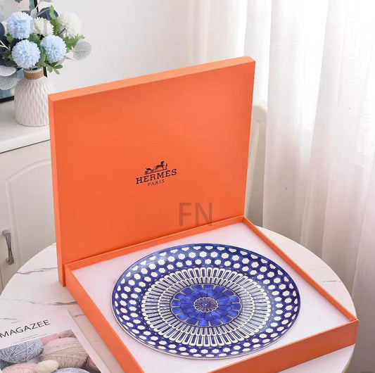 Hermes Large Round Tray - Aone Brands Dubai