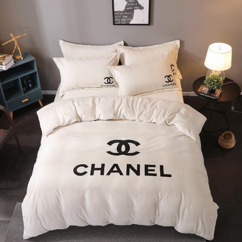 Chanel King Size 6pcs Bedsheet Set