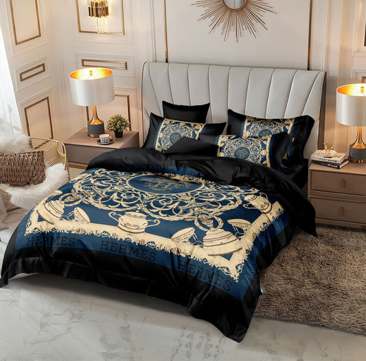 Hermes Bed Sheet Set