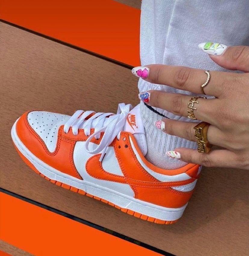 Nike Jordan dunk low orange - Aone Brands Dubai