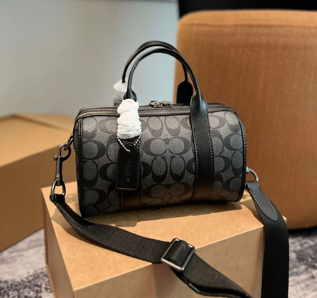 Coach style handbag lifestyle fashion accessory