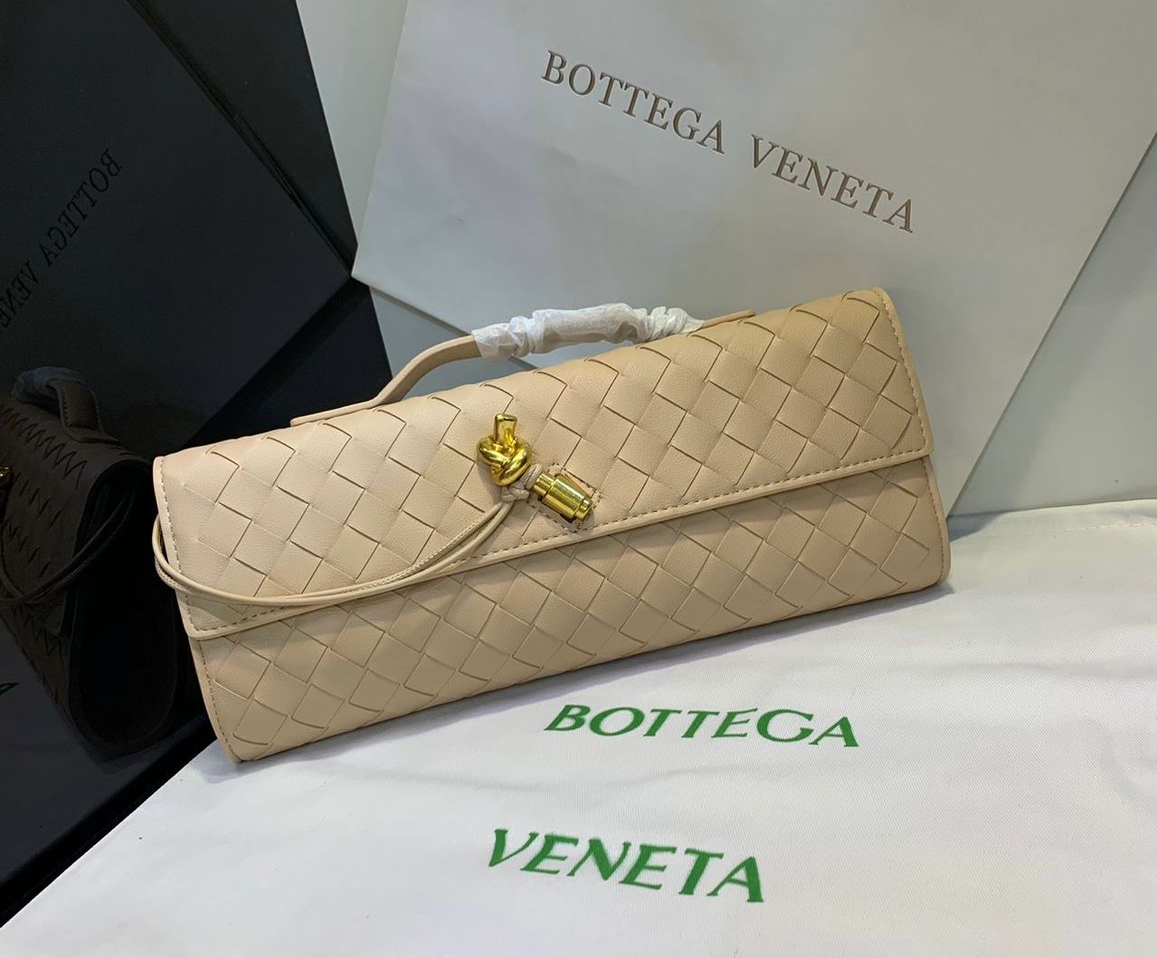 Bottega Veneta Andiamo Long Clutch Bag