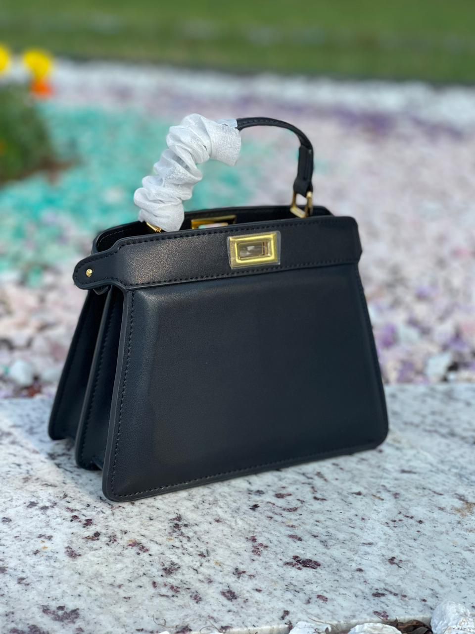 Fendi Peekaboo Leather Bag - Aone Brands Dubai