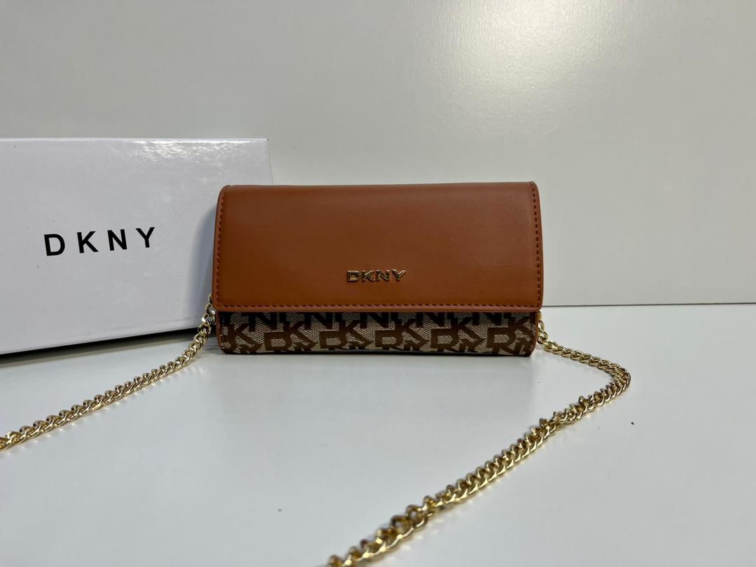 Brown DKNY women’s chain bag available in UAE