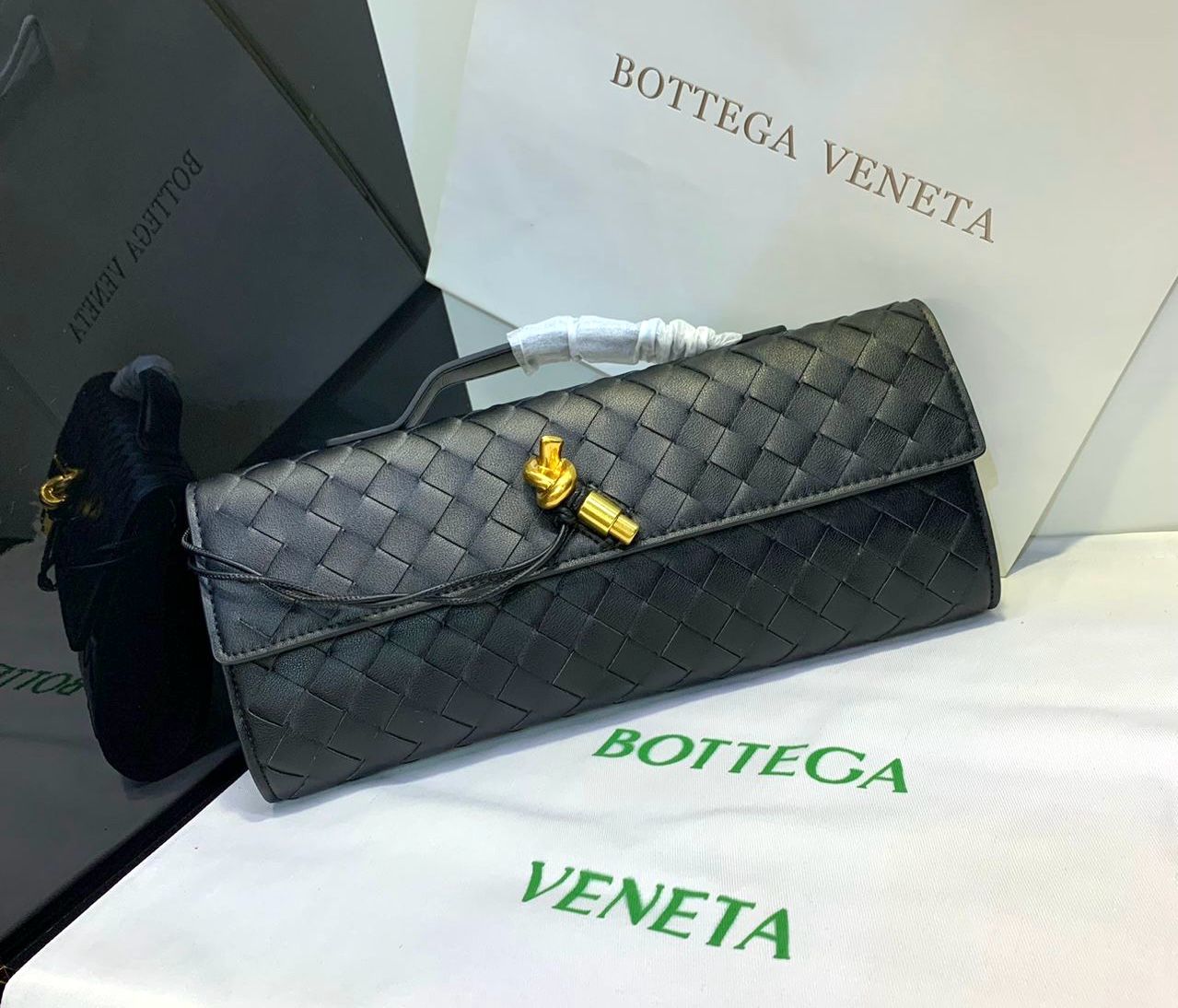 Bottega Veneta Andiamo Long Clutch Bag