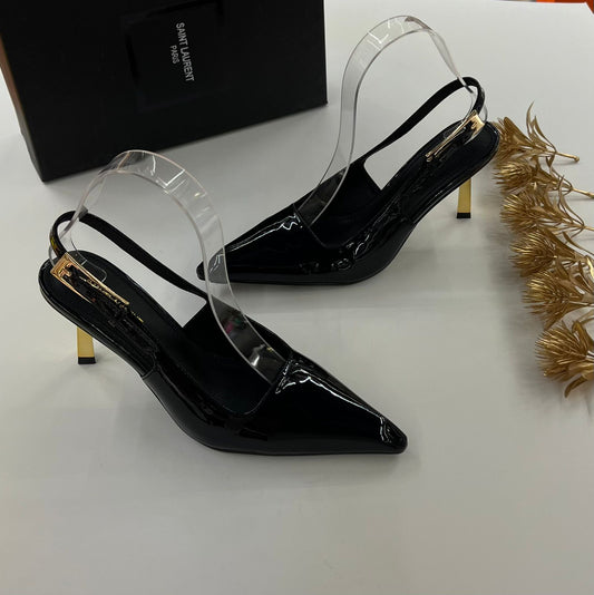 Saint Laurent YSL Women Lee Slingback Pumps