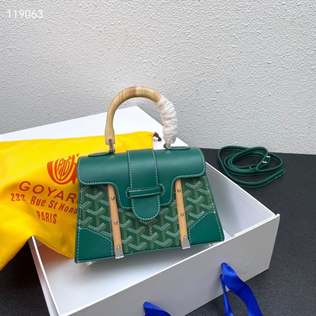 Green Goyard handbag for women
