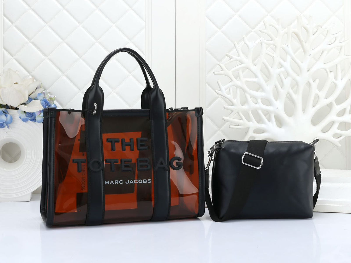 Grey women's tote bag with logo detailing
