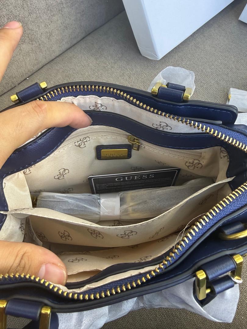 Interior view of Guess women’s mini handbag
