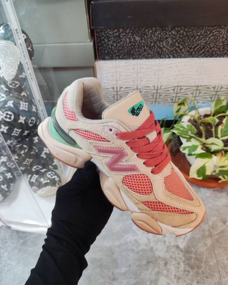 Joe Freshgoods x New Balance 9060 Penny Cookie Pink sneakers at Aone Brands Dubai