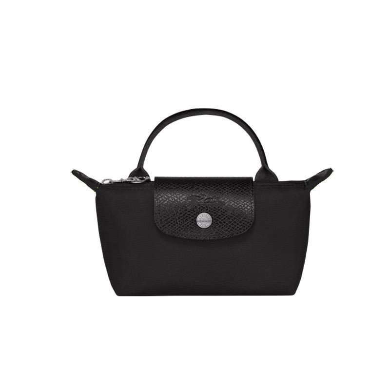 Black Longchamp women’s mini crossbody bag